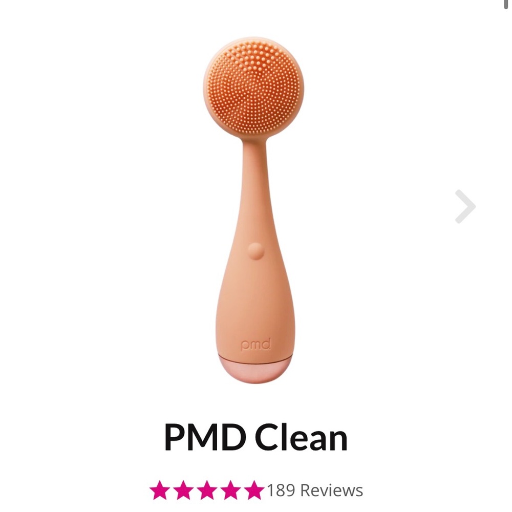 PMD Clean Silicone Facial Cleansing Device with Sonicglow Technology- Warmth NWT